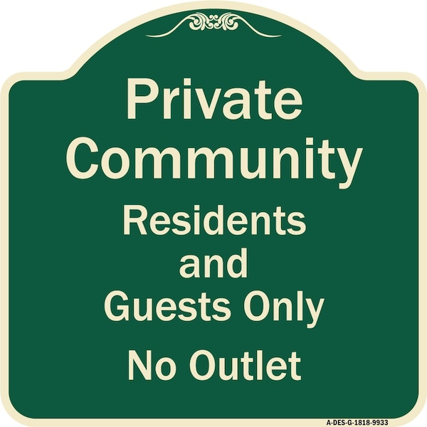 Designer Series-Private Community Residents And Guests Only No Outlet, 18" H, G-1818-9933